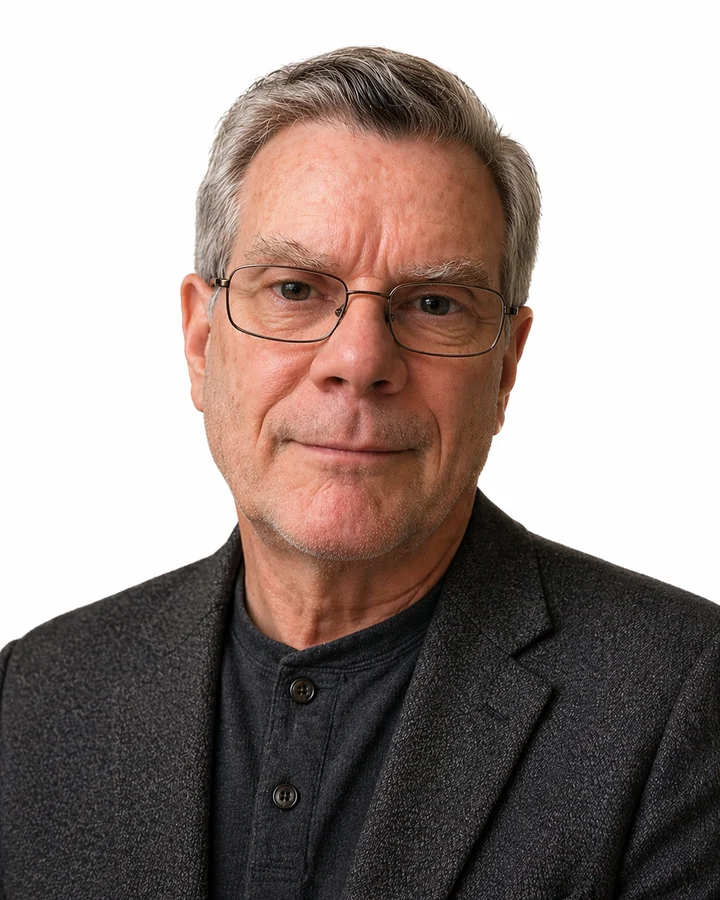 Portrait of Michael Miner, author and historian, Las Vegas